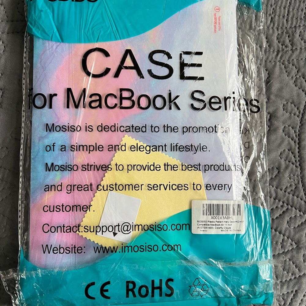 Mac book hard computer case-fits 11 inch computers